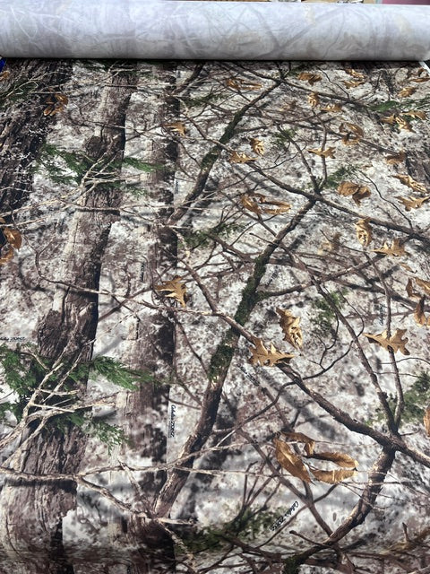 Cabela's Zonz Woodlands Camo Fabric 60" Wide Hunting Tree Print By the Yard