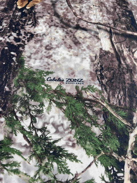 Cabela's Zonz Woodlands Camo Fabric 60" Wide Hunting Tree Print By the Yard