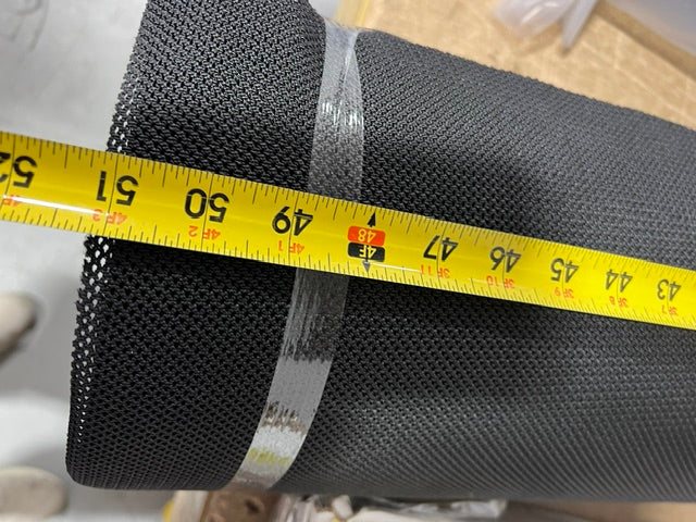 Black Heavy Duty MOLLE Mesh Military Netting Fabric 51" Wide Apex Mills By Yard
