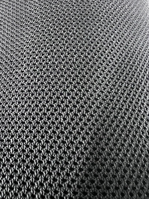 Black Heavy Duty MOLLE Mesh Military Netting Fabric 51" Wide Apex Mills By Yard