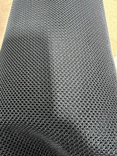 Black FR Fire Retardant Tactical Mesh Fabric 62" Wide Apex TJ16G By the Yard