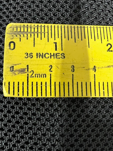 Black FR Fire Retardant Tactical Mesh Fabric 62" Wide Apex TJ16G By the Yard