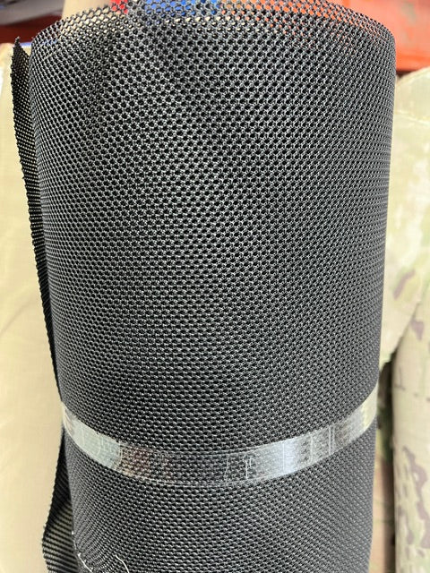 Black FR Fire Retardant Tactical Mesh Fabric 62" Wide Apex TJ16G By the Yard