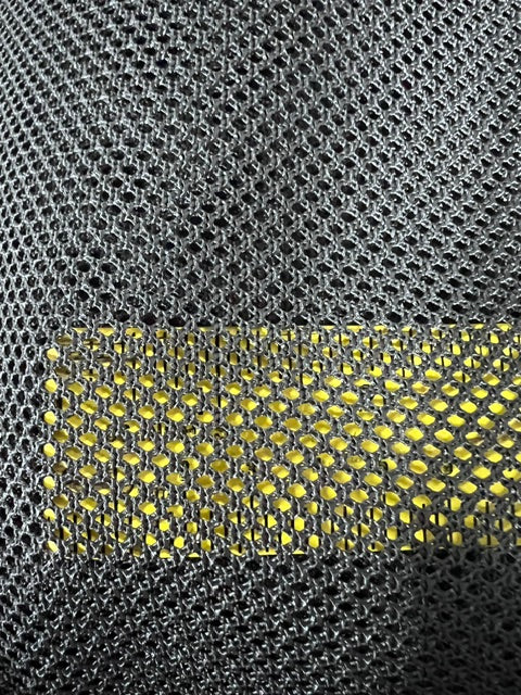 Black FR Fire Retardant Tactical Mesh Fabric 62" Wide Apex TJ16G By the Yard