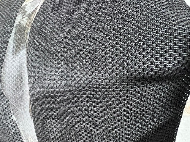 Black NR86 Antimicrobial Tactical Mesh Fabric 61" Wide Apex Knit By the Yard