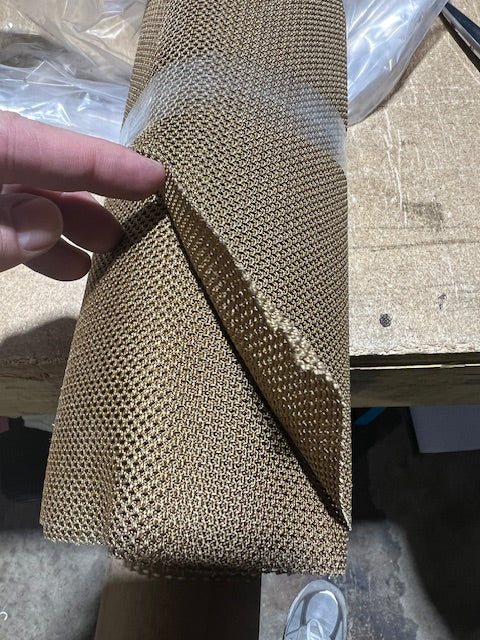Apex TP21 HT Nylon Mesh MIL-C-8061 Tan 499 55" Wide Tactical MOLLE by the Yard