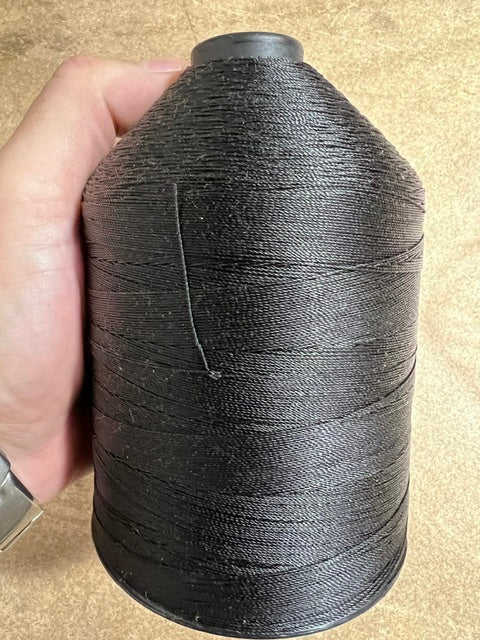 Bonded Nylon Thread 138 Tex 135 Black 1 lb Spool Eddington Made in USA Leather