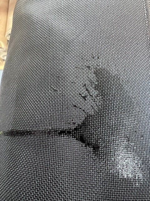 Black 1050D Ballistic Nylon Fabric Uncoated Basket Weave Heavy Duty BTY