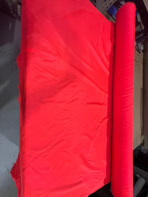 Hi Vis Orange Pack Cloth Nylon Fabric Coated Blaze Orange Safety 64" BTY
