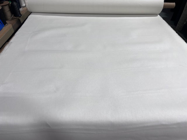 Bright White Cotton Canvas Duck Fabric Heavy Duty 60" Wide By The Yard