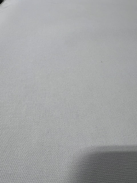 Bright White Cotton Canvas Duck Fabric Heavy Duty 60" Wide By The Yard